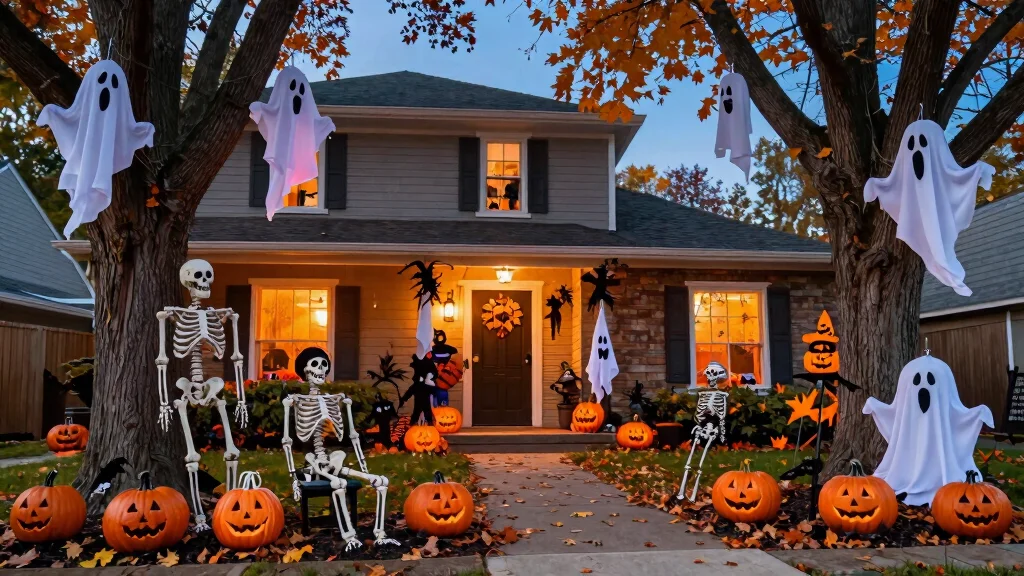 15 Front Yard Halloween Decorations That Don't Blow Away