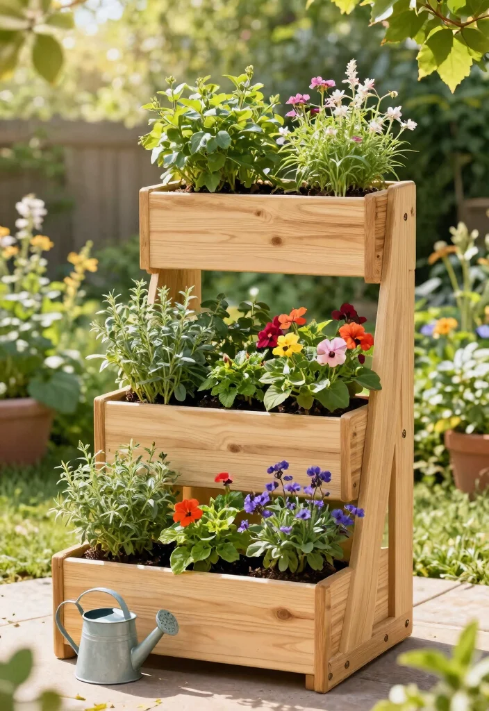 15 Modular Raised Garden Bed Ideas That Expand as Your Garden Grows - 1. Vertical Stacking Beds 1