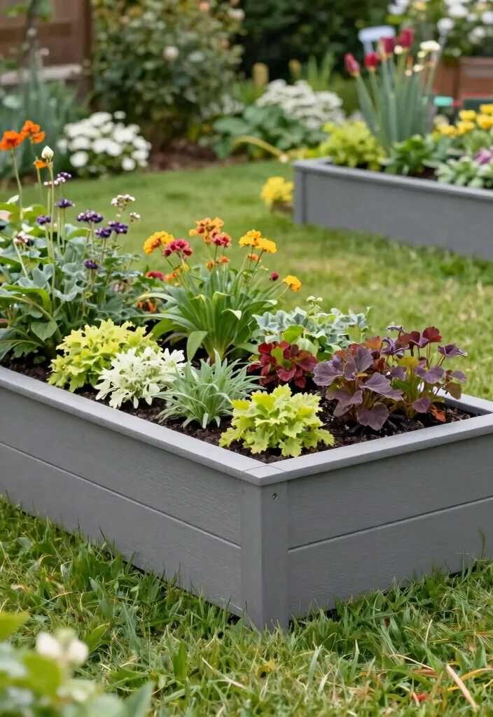15 Modular Raised Garden Bed Ideas That Expand as Your Garden Grows - 9. Composite Raised Garden Beds 1
