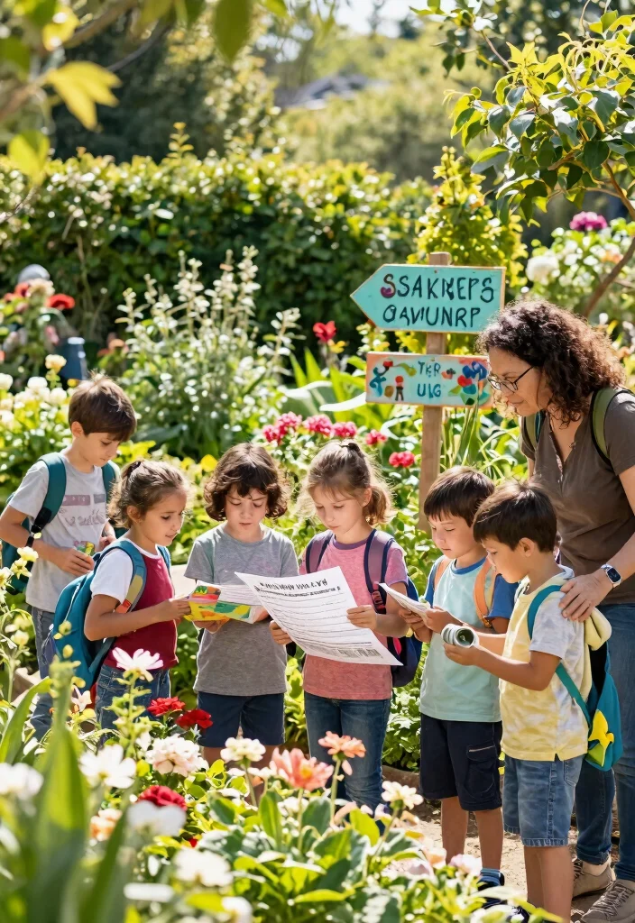 15 Outdoor Party Games That Work for All Ages and Skill Levels - 1. Garden Scavenger Hunt 1