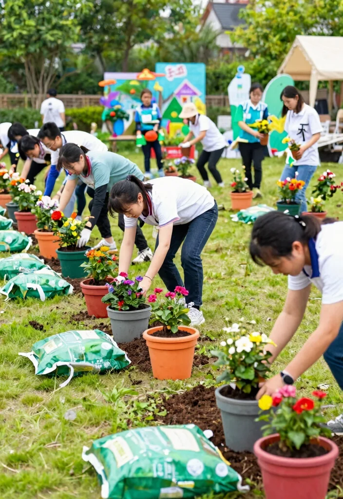 15 Outdoor Party Games That Work for All Ages and Skill Levels - 5. DIY Planting Relay 1