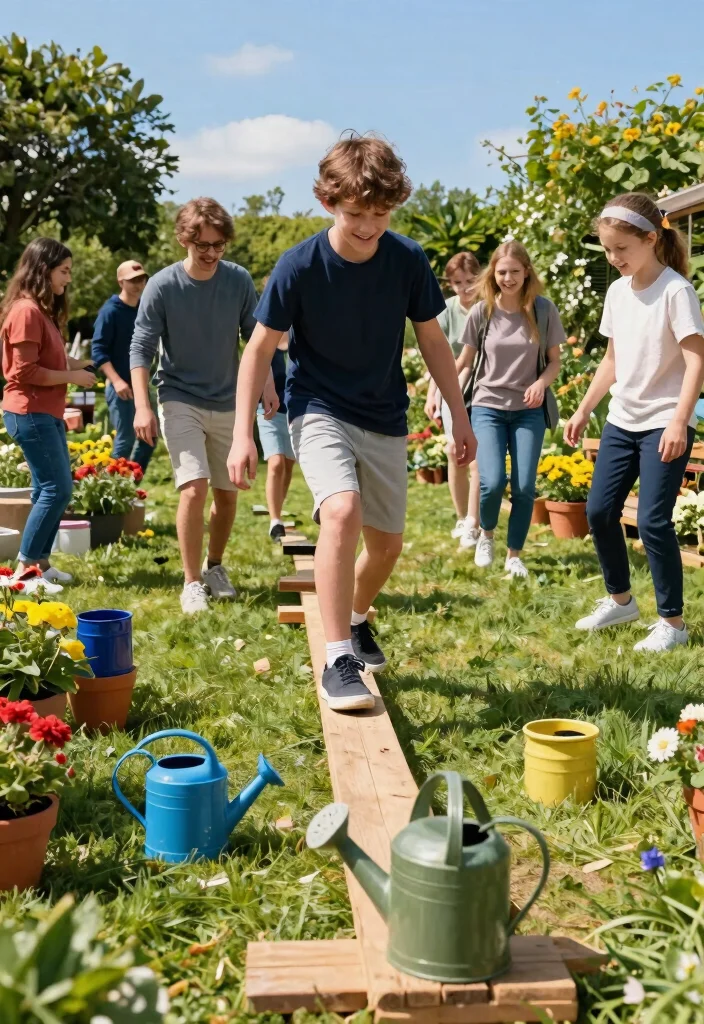 15 Outdoor Party Games That Work for All Ages and Skill Levels - 6. Garden Obstacle Course 1