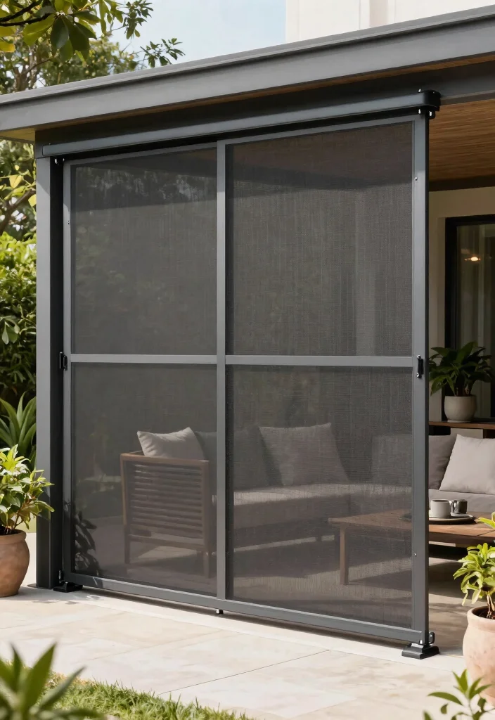 15 Outdoor Privacy Screen Ideas That Block Views Without Looking Cheap - 10. Retractable Screens 1