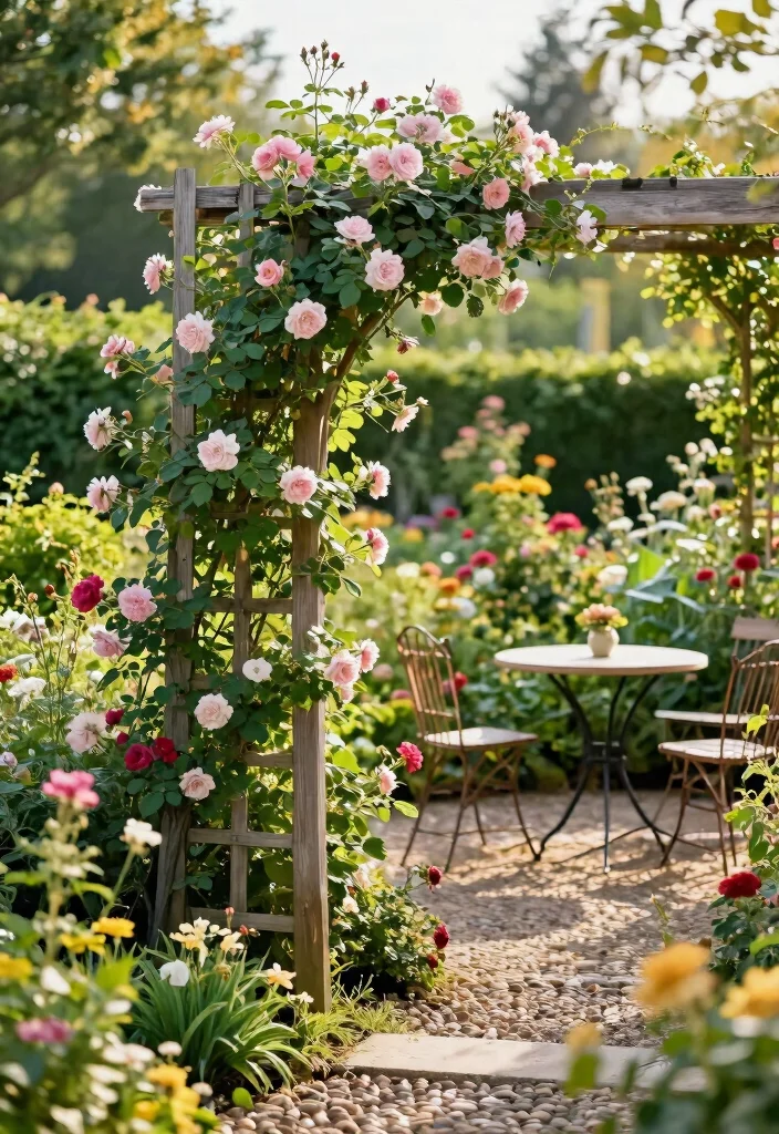 15 Outdoor Privacy Screen Ideas That Block Views Without Looking Cheap - 5. Trellis with Climbing Plants 1