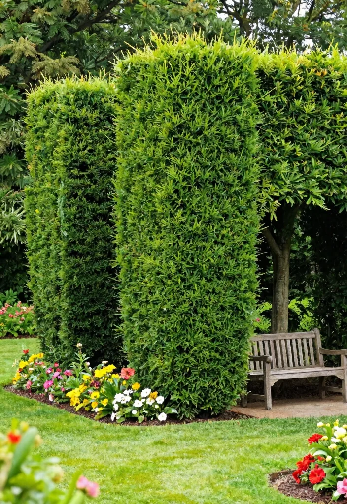 15 Outdoor Privacy Screen Ideas That Block Views Without Looking Cheap - 9. Green Hedges 1