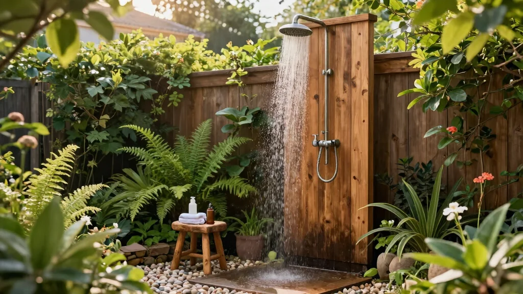 15 Outdoor Shower Ideas That Give You Full Privacy