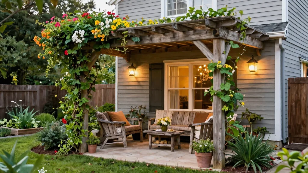 15 Pergola Off House Ideas That Don't Damage Siding or Roof